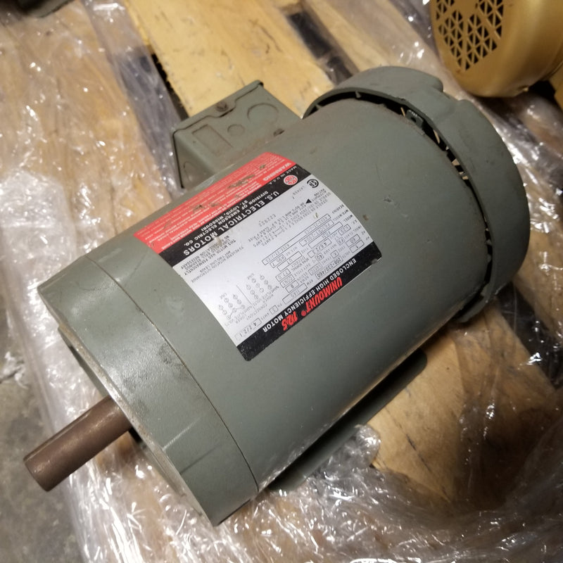 US Motors P63CRT-2904 Unimount 125 3-Phase 1HP Electric Motor