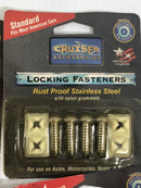 Cruiser Accessories 81230 Rust Proof Locking Fasteners Standard Lot of 10