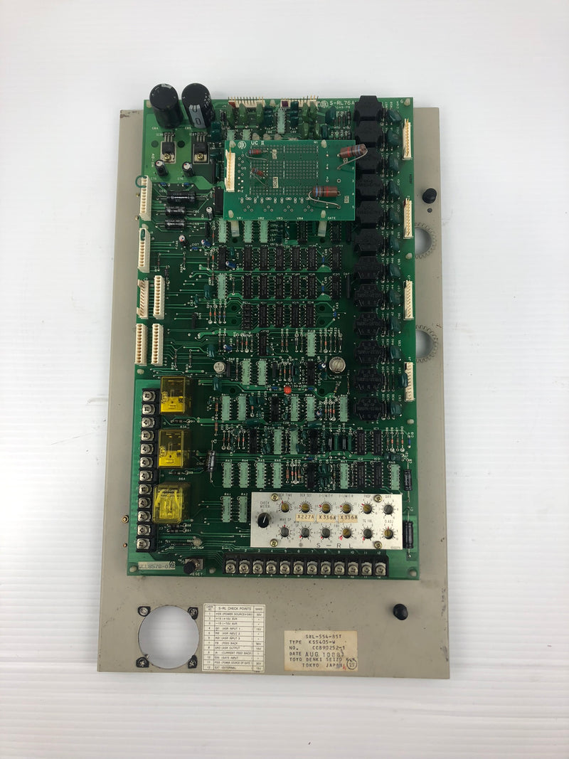 Toyo Denki KSS405-W Circuit Board SRL-554-85T