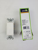 Leviton 5604-2W White 4-Way Switch Grounding 15A-120/277V AC/CA