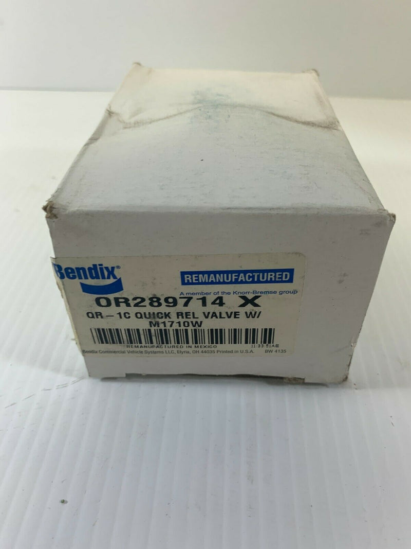 Bendix QR-1C Quick Relief Valve OR289714X W/ M1710W