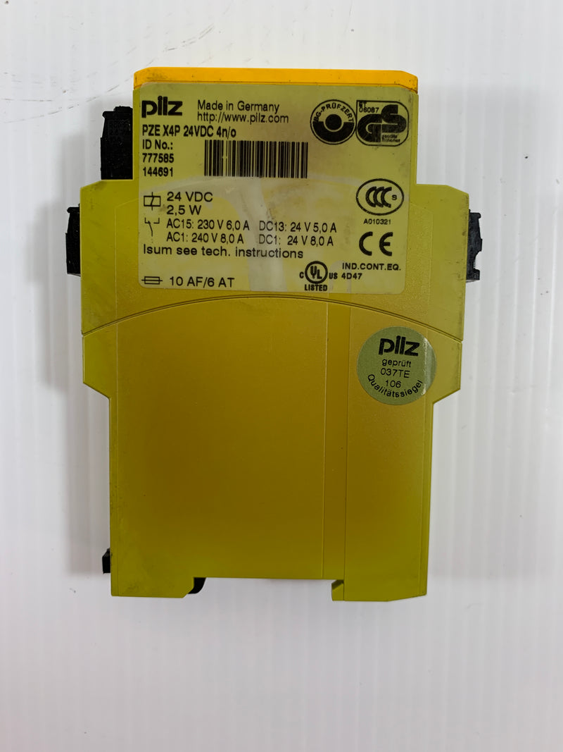 Pilz PZE X4P Safety Relay