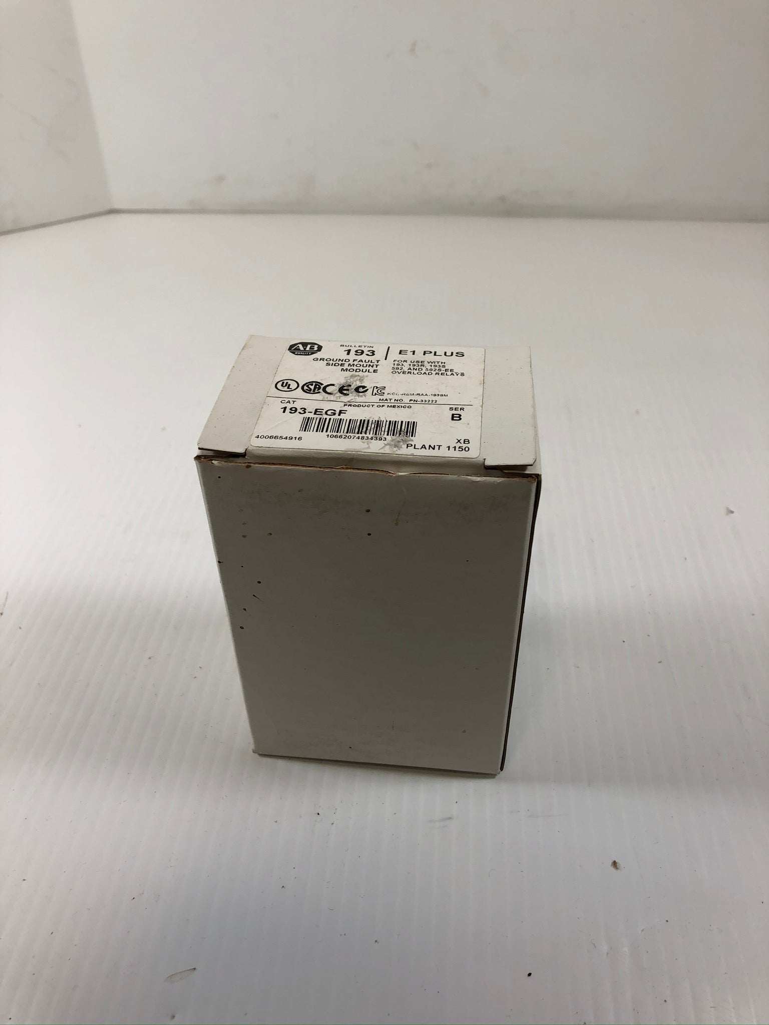Allen-Bradley 193-EGF Series B E1 Plus Ground Fault Side Mount Module