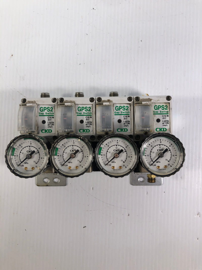 CKD Pneumatic Gap Switch Assembly of 4 GPS2-07-15-PYCOS-L 50-200kPa 9Y18 G