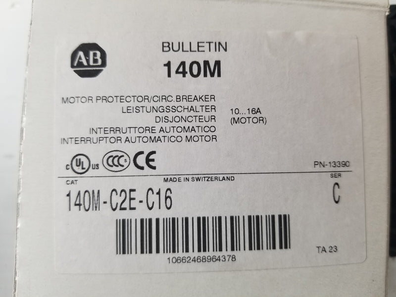 Allen-Bradley 140M-C2E-C16 Motor Protection Circuit Breaker