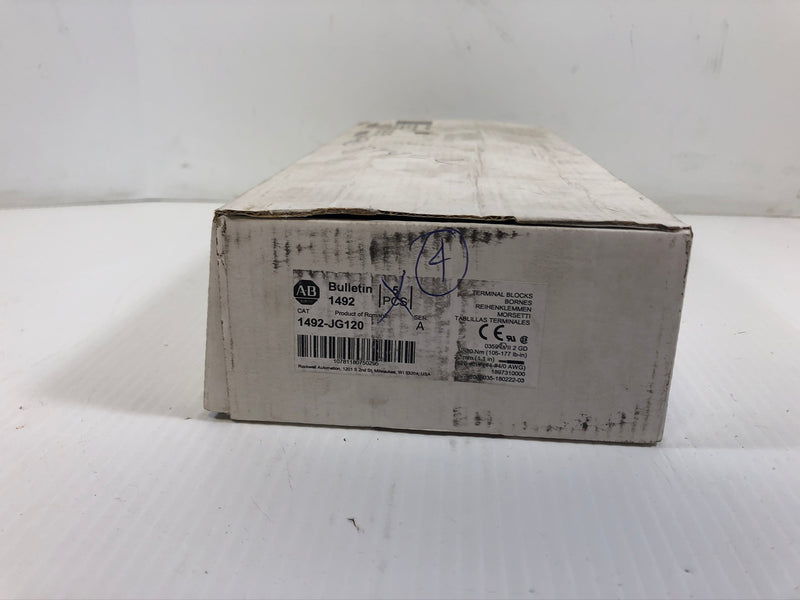 Allen-Bradley 1492-JG120 Terminal Blocks Series A Box of 4