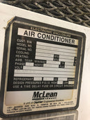 McLean CR29-0226-G041 Air Conditioner 1 Phase 50/60 Hz 460V