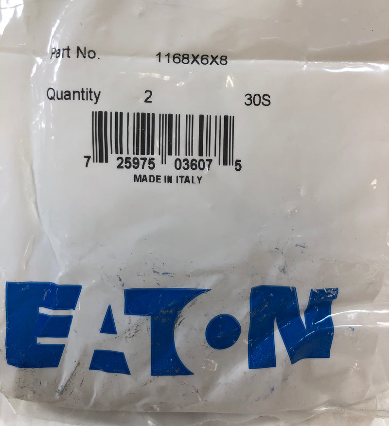 Eaton Corporation 1168 x 6 x 8 Fitting 1168x6x8 - Lot of 4