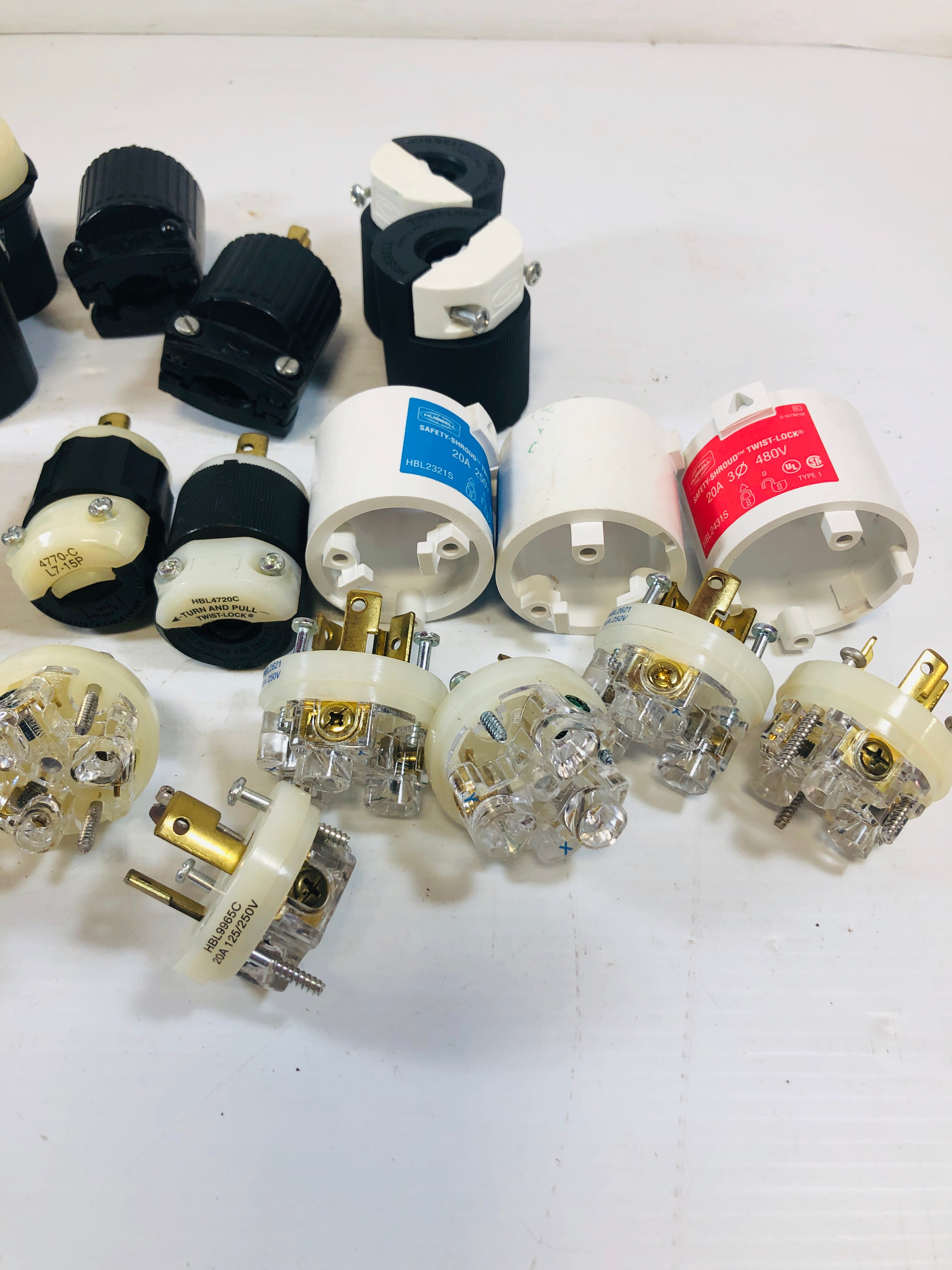 Hubbell Twist Lock Lot of 27 Parts