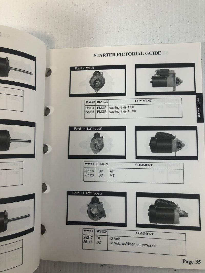 World Wide Automotive AG Industry Heavy Duty Alternator Starter 2000 Catalog