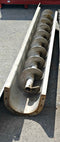 8 Foot Stainless Steel Auger Screw Conveyor Tray Food Grade Used