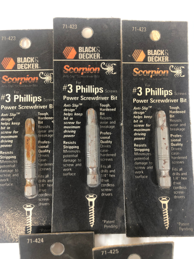 Black & Decker Scorpion #6 Slotted Power Screwdriver Bit with