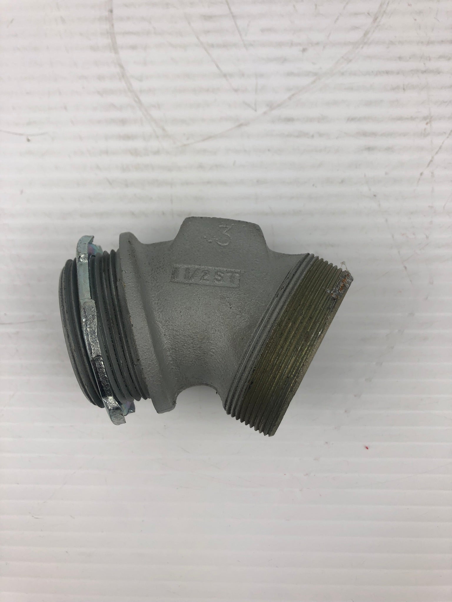 Appleton 1-1/2 ST Conduit Adapter Fitting 90 Degree Iron Elbow 1-1/2" I.D. #3