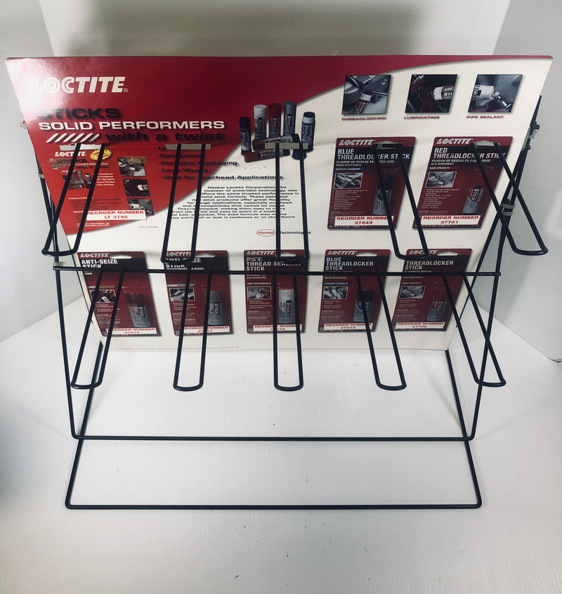 Loctite Counter Display Hanging Pegs 20" x 20-1/2" x 10-1/4"