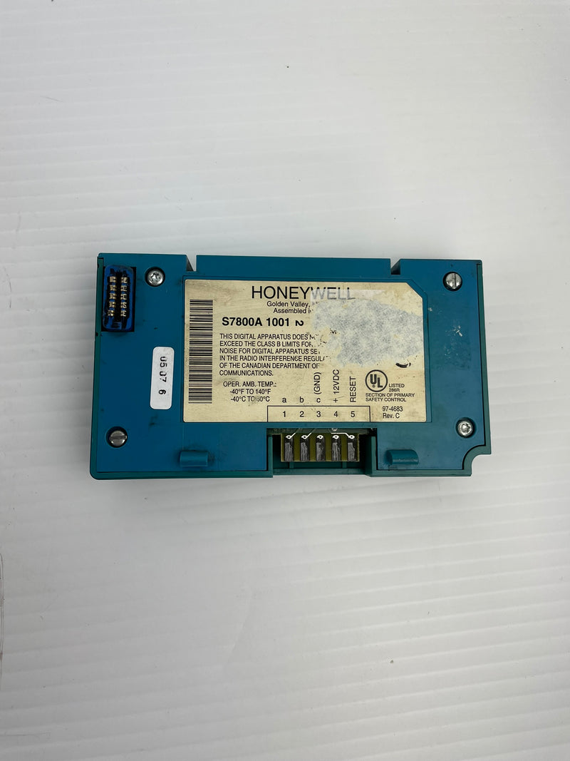Honeywell S7800A 1001 Burner Control Keyboard Display Module 12VDC