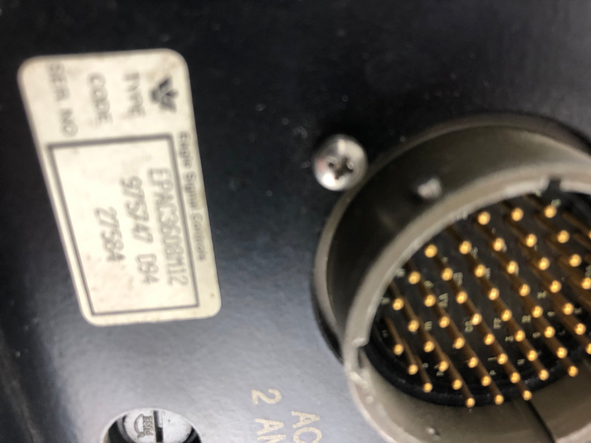 *** Eagle EPAC3608M12 Traffic Control Systems Code 975747 D94 Serial 27584