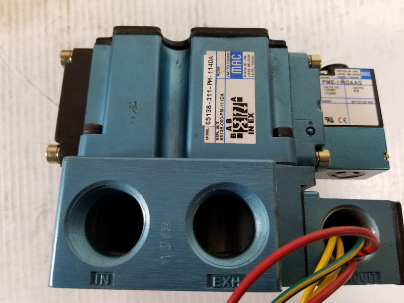 MAC 6513B-311-PM-114DA Solenoid Pneumatic Valve