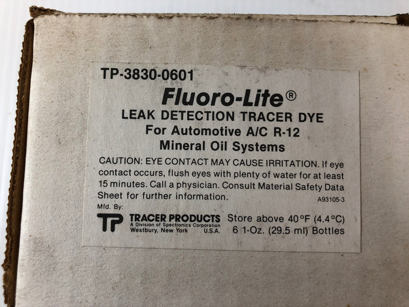 Fluoro-Lite TP-3830-0601 Leak Detection Tracer Dye Automotive A/C R-12 Lot of 7