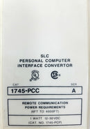 Allen-Bradley 1745-PCC/A SLC Personal Computer Interface Convertor Controller
