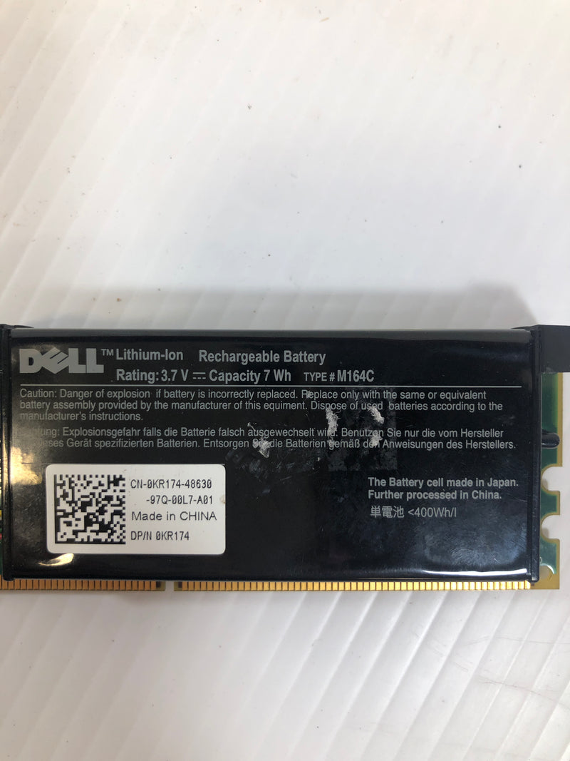 Dell Lithium Ion Battery M164C Rating 3.7 Capacity 7Wh Power Edge