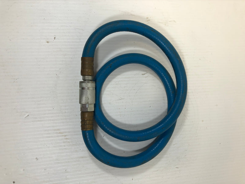 Swan Therm-O-Blue Hose with Fittings ORS 300 PSI WP 3/8" - 9.5mm Short