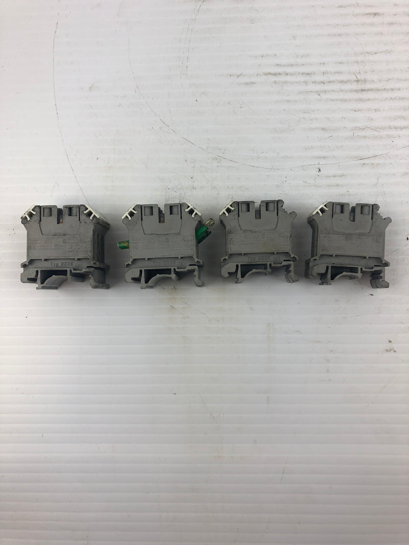 Phoenix Contact UK6N Terminal Block 600V 60A (Lot of 10)