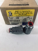 Arlington Snap 2 It Connector 1/2" 5010AST Box of 25