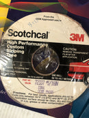 3M Scotchcal Striping Tape Color Card Brochures & 50 Yard Roll Coral 72337 5/16"