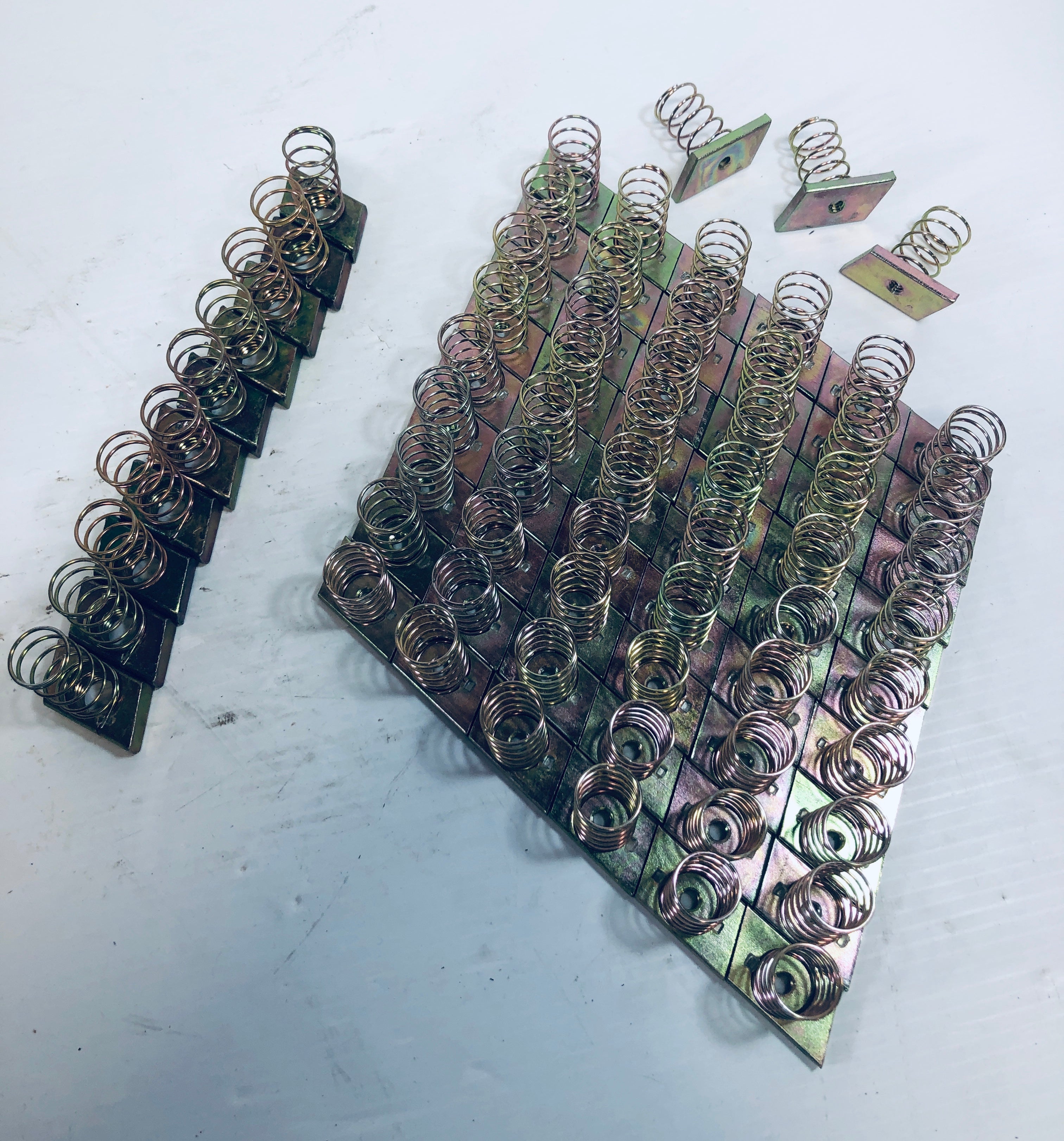 Kindorf Galv-Krom Steel Nuts Category B 911 1/4 (Lot of 73)
