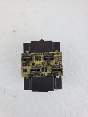 Joslyn Clark Controls 734G Relays - Heavy Pilot Duty 600V Max