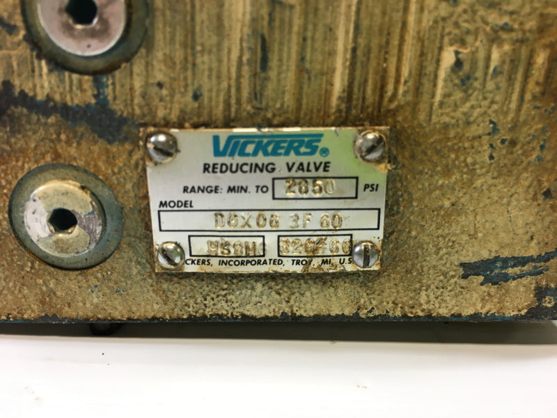 Vickers Reducing Valve DGX06-3F-60