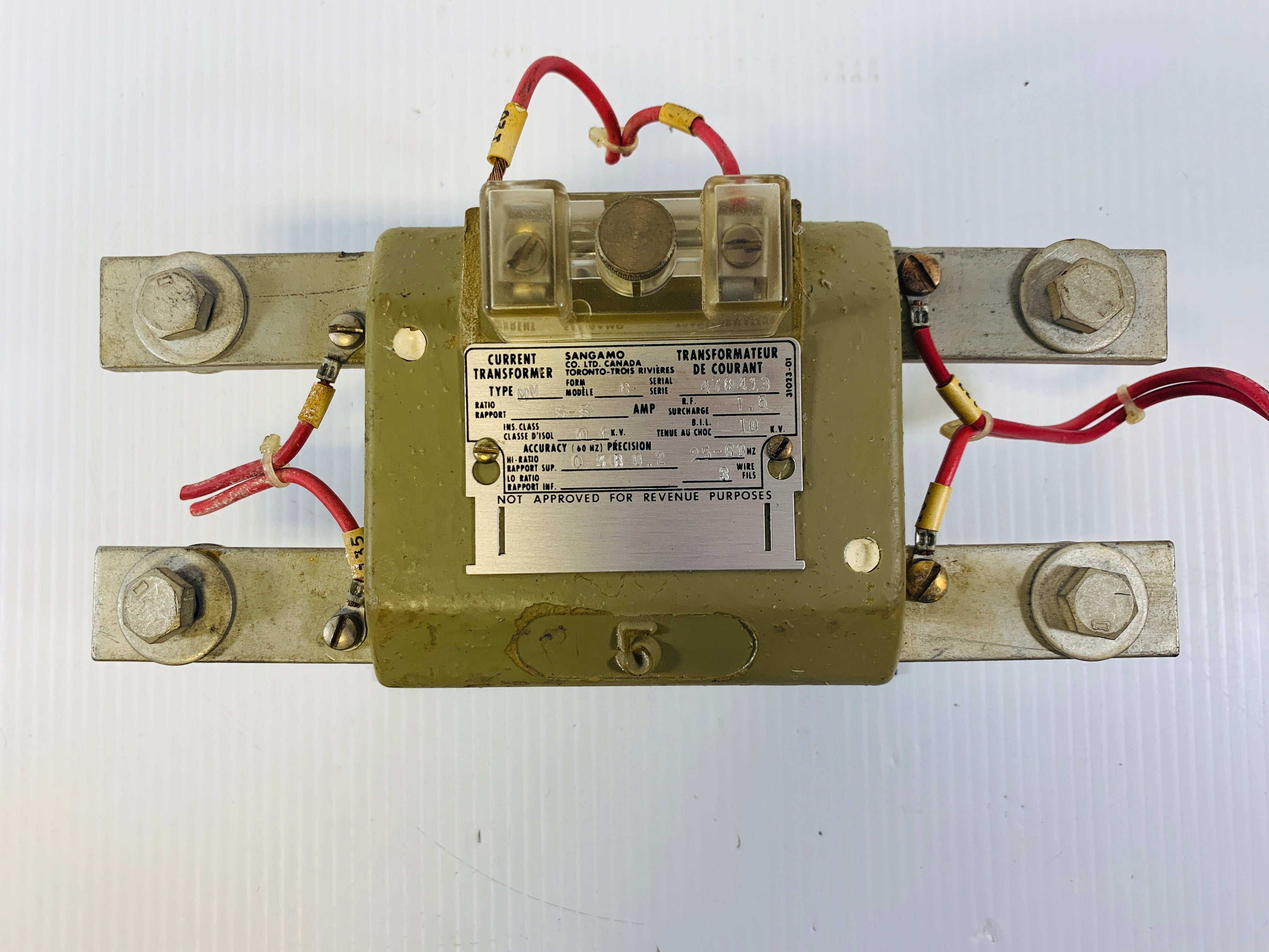Sangamo Current Transformer Type MV .6KVA