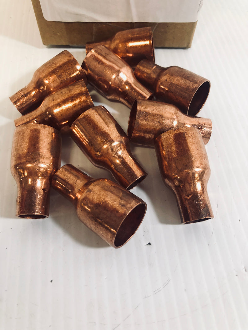 Copper Coupler 3/4" x 3/8" 204173 Box of 10