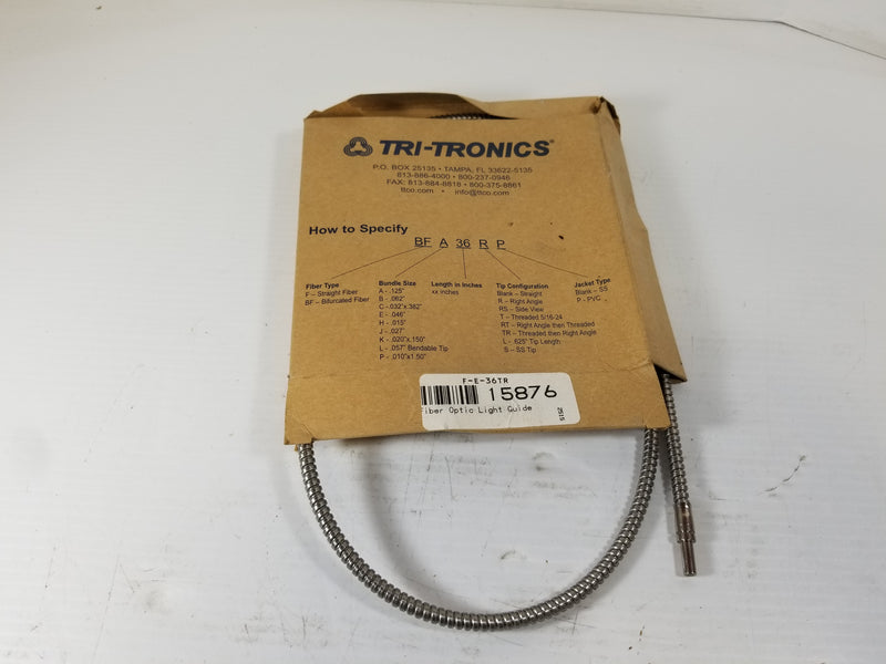 Tri-Tronics F-E-36TR Fiber Optic Transfer Cable