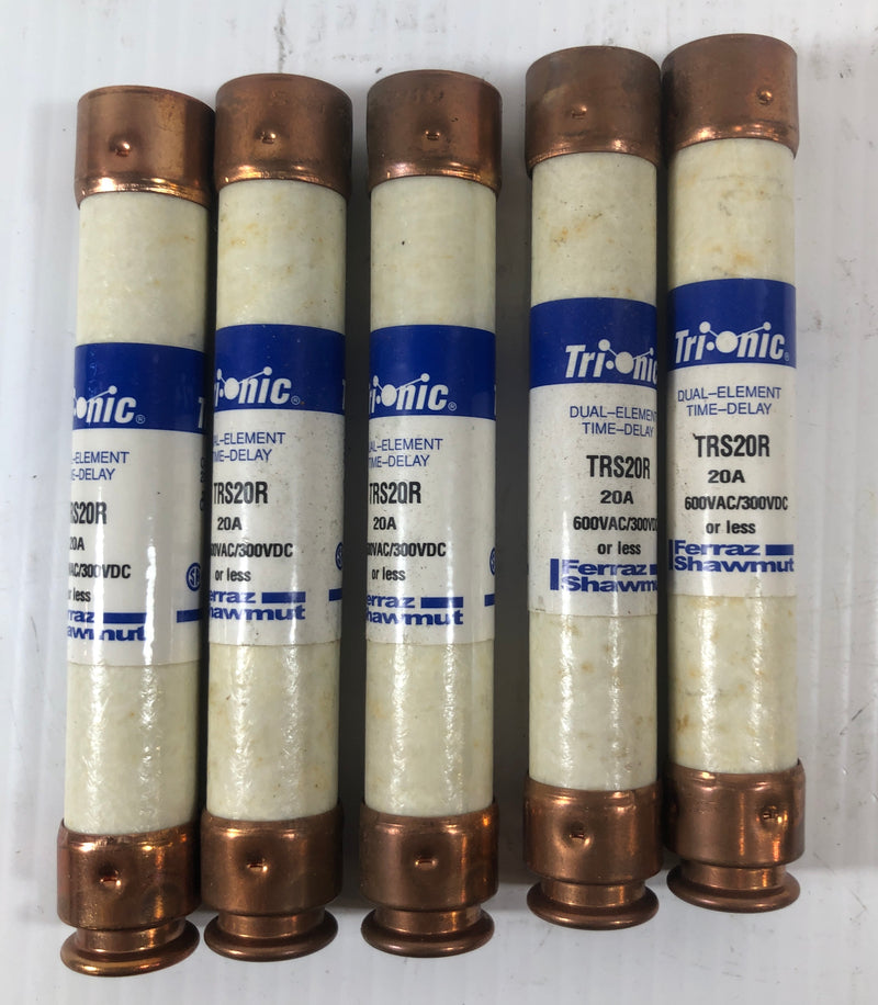 Ferraz Shawmut Tri-onic TRS20R (Lot of 5)