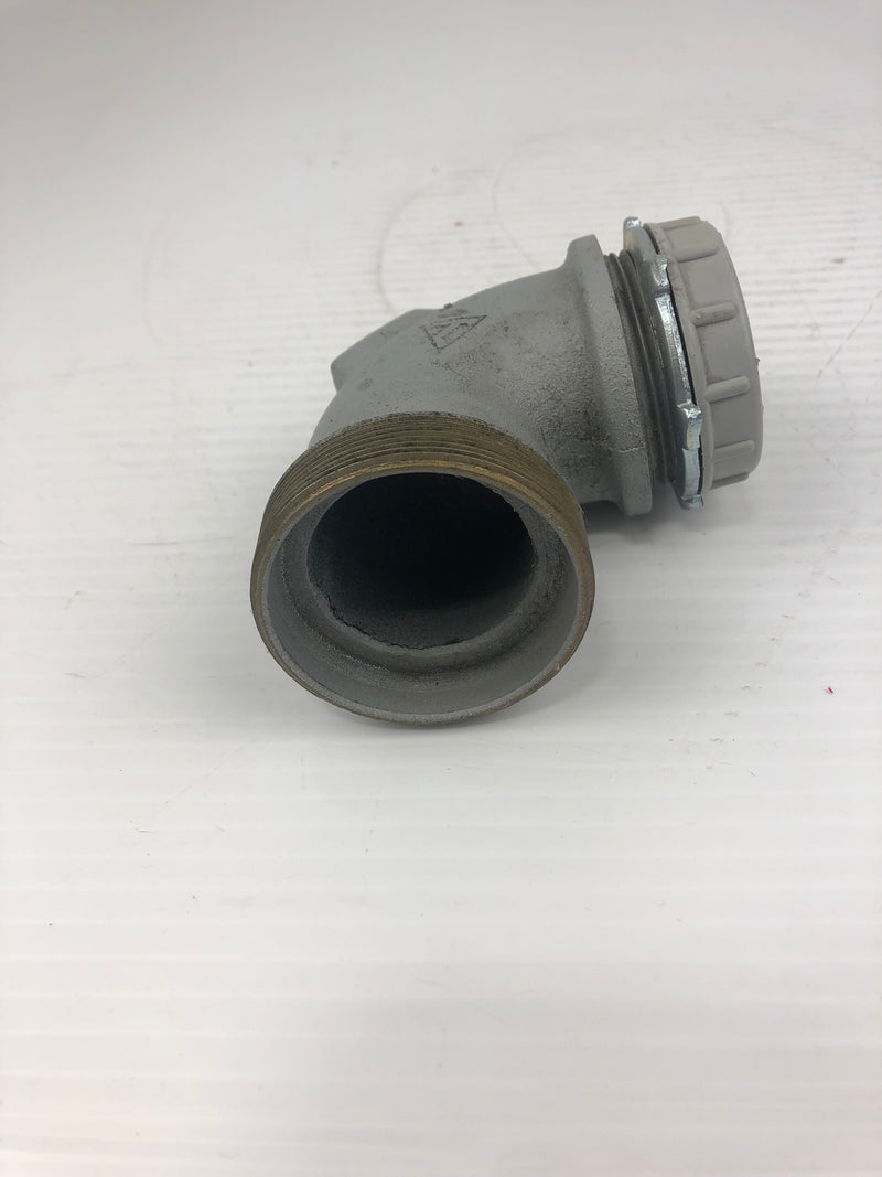 Appleton 1-1/2 ST Conduit Adapter Fitting 90 Degree Iron Elbow 1-1/2" I.D.