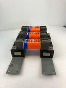 AMP AJT300 3 Fuses with Allen Bradley Fuse Holders 4012056915 & 4012056903