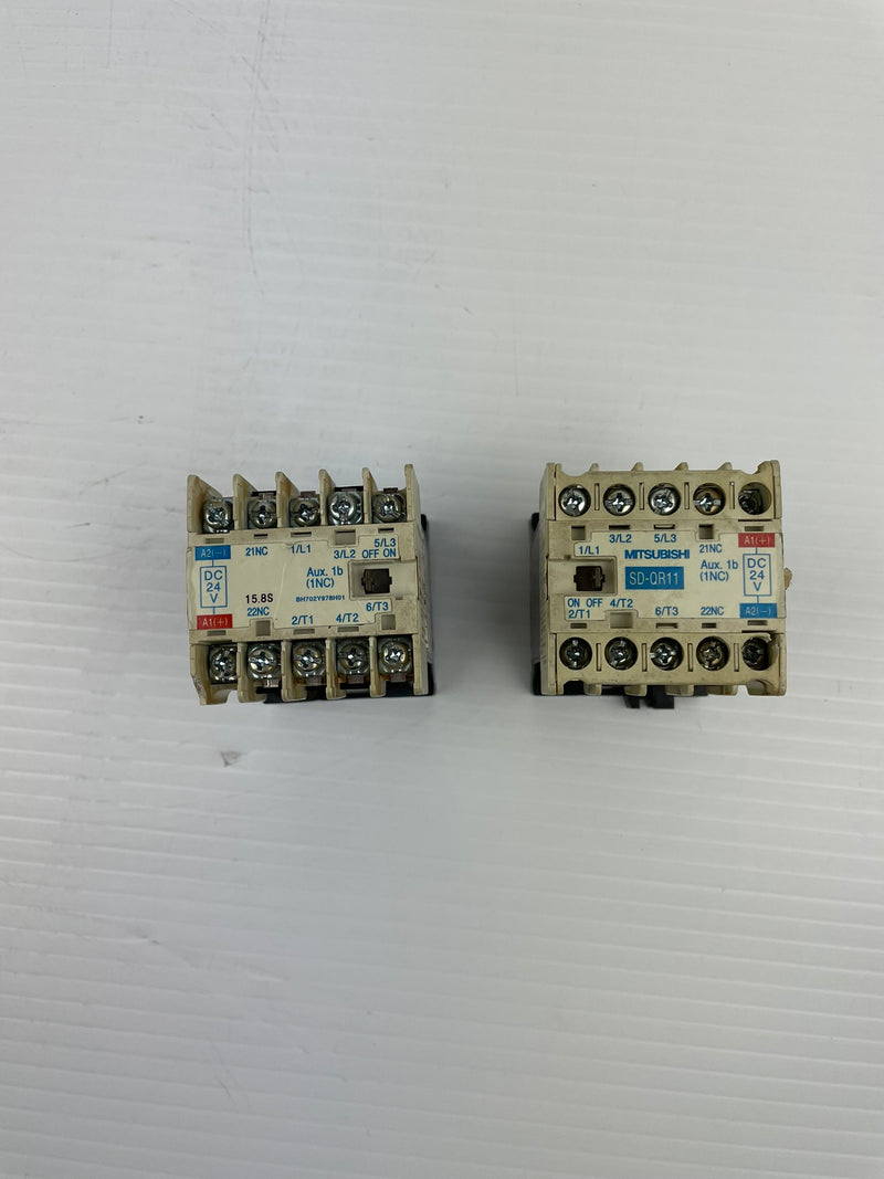 Mitsubishi Magnetic Contactor SD-QR11 - Lot of 2