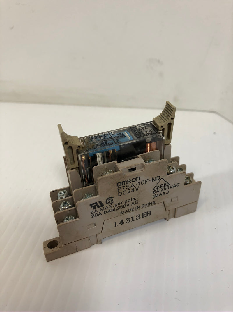 Omron P7SA-10F-ND Relay Socket and Relay G7SA-2A28