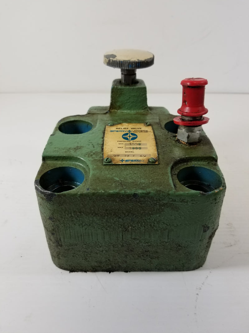 Vickers Reducing Valve CG10-F-20 Pressure Range 1500-3000