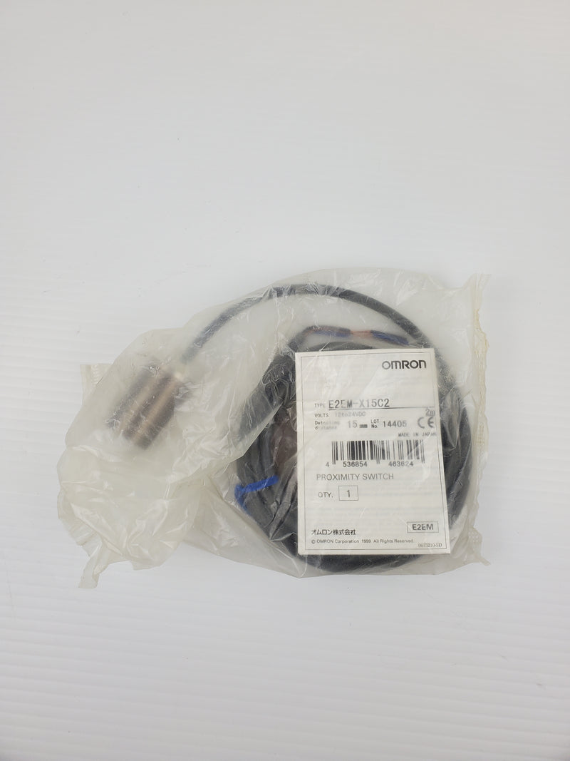 Omron E2EM-X15C2 Proximity Switch 12-24 VDC 15mm