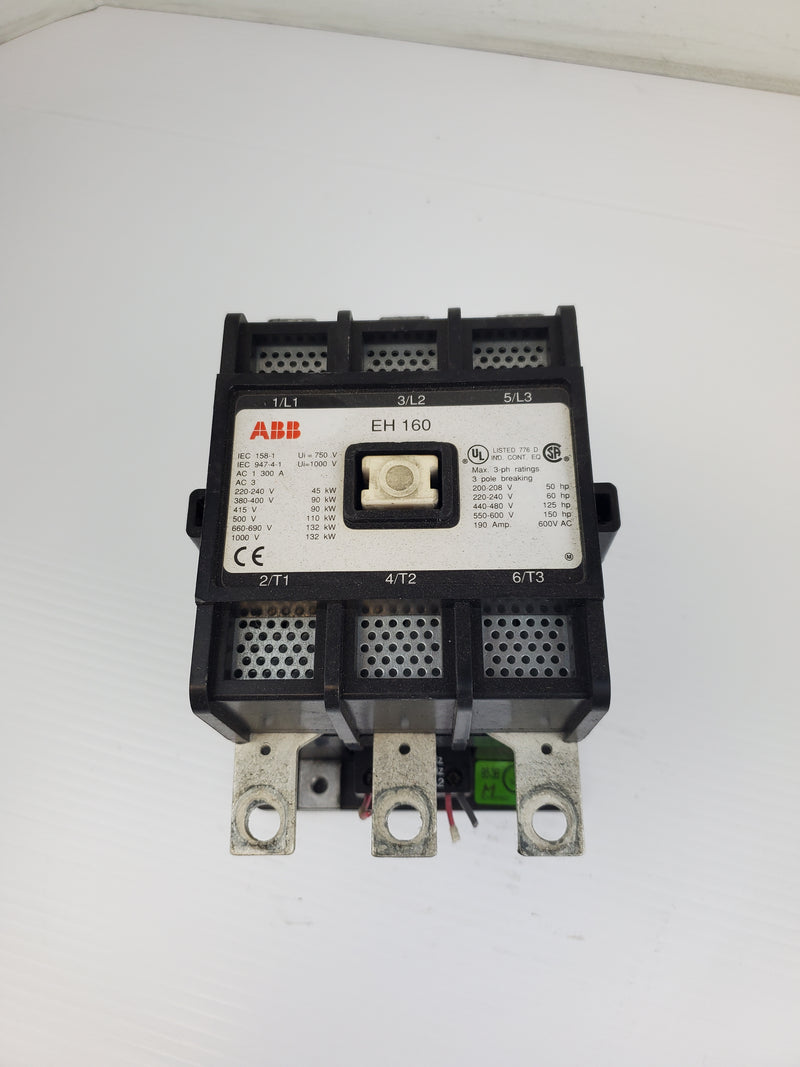 ABB EH160 Contactor 3 Pole 110V/120V 50/60Hz
