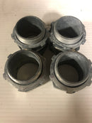 Conduit Compression Threaded Coupler TC-214 1-1/4" Lot of 4