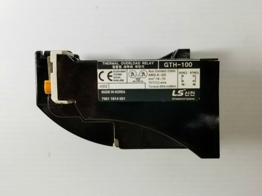 GTH-100/3450 Thermal Overload Relay LS Industrial Systems GTH-100