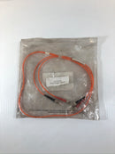 Lot of 3 - Fiber Optic Jumper Cables 810-112-003 ST-ST 62.5 DX 1 Meter