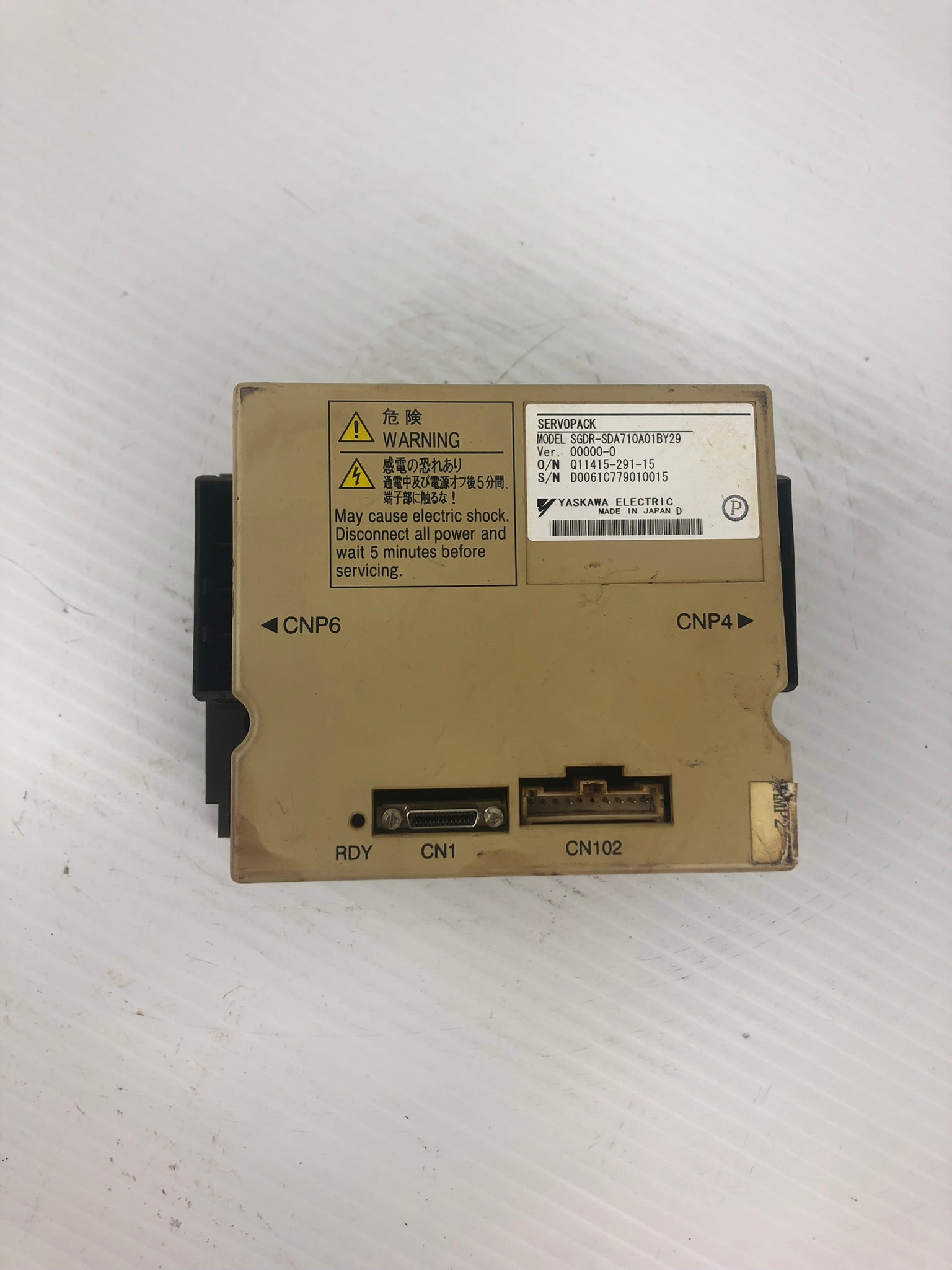 Yaskawa Servopack SGDR-SDA710A01BY29 Servopack Drive