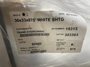 CF B-Wind Sheeting Plastic White 31.5-54"W For RVs, Boats, Vehicle Wrap