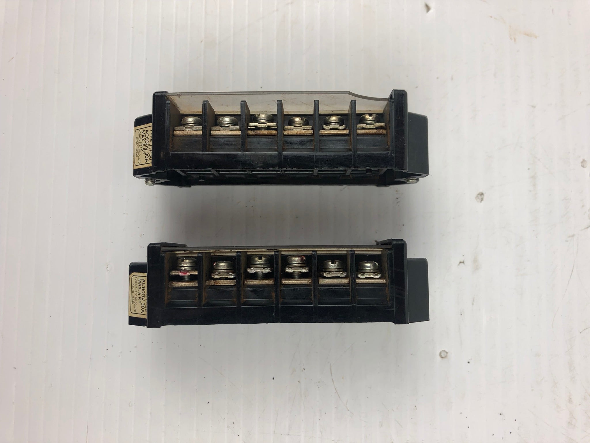 Yoshida Electric Terminal Block JTP30 30A (Lot of 2)