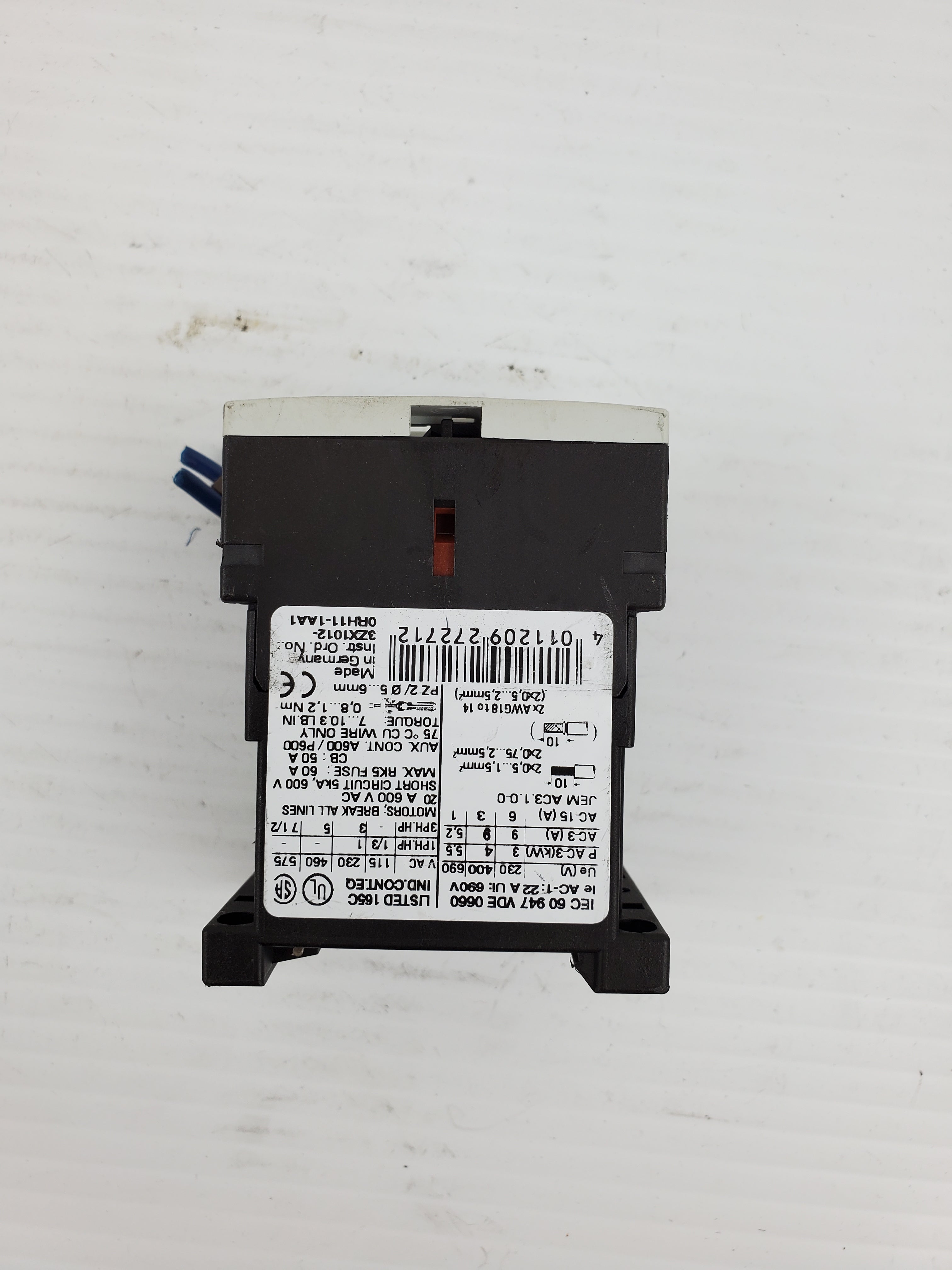 SIEMENS 3RT1016-1BB42 PLC Contactor Screw Connection 24VDC G/021218*E05*