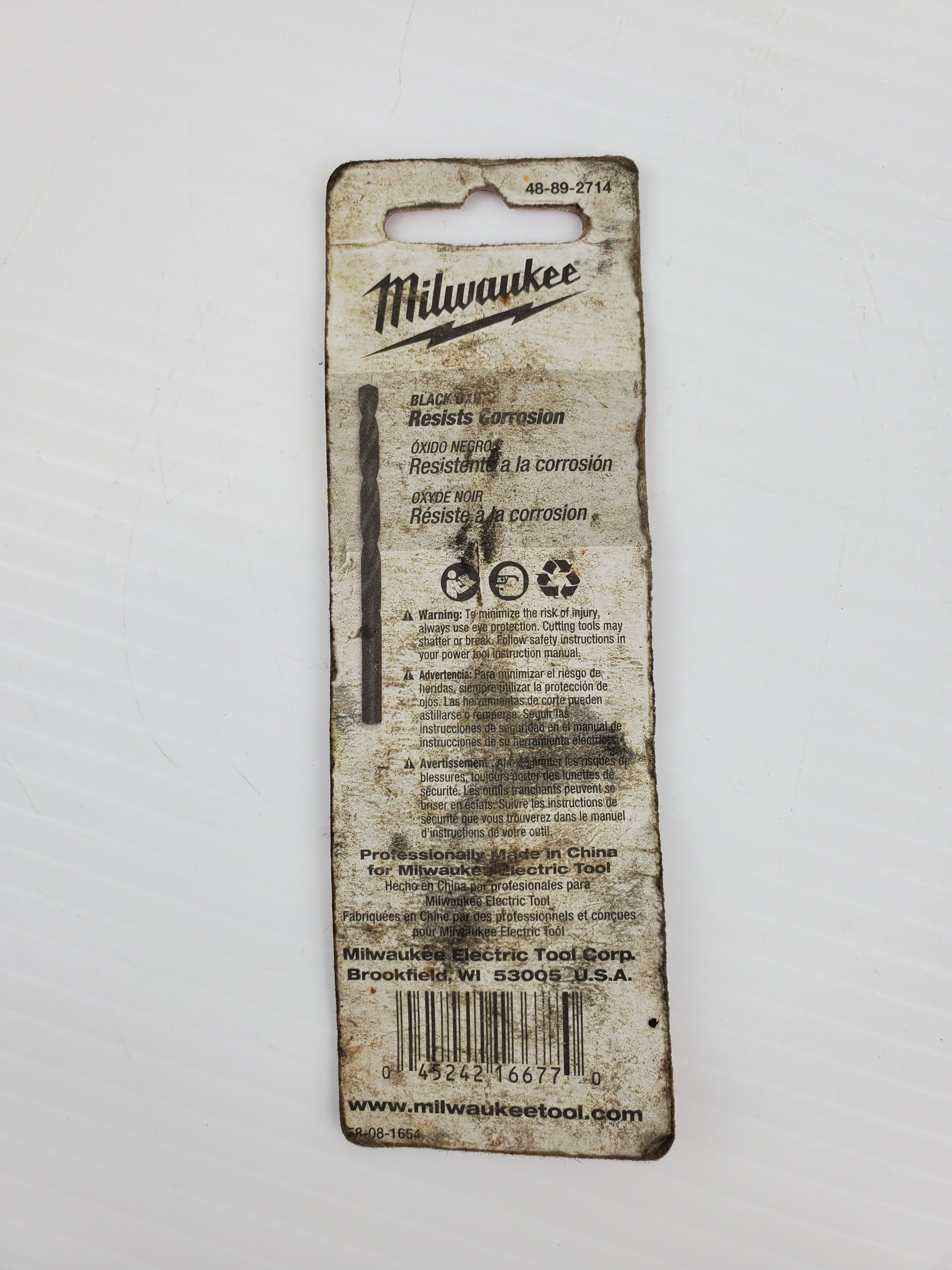 Milwaukee 48-89-2714 Thunderbolt Black Oxide Drill Bit 1/8" 3,18mm